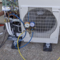 What is needed for an air source heat pump?